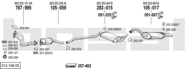 Exhaust System 012.168.05