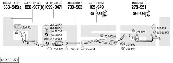 Exhaust System 012.301.50