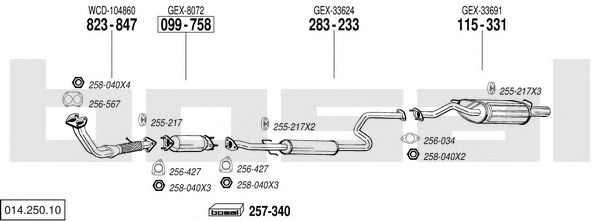 Exhaust System 014.250.10