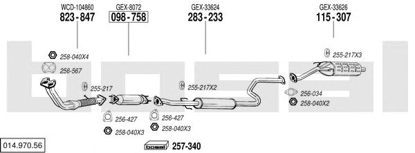 Exhaust System 014.970.56