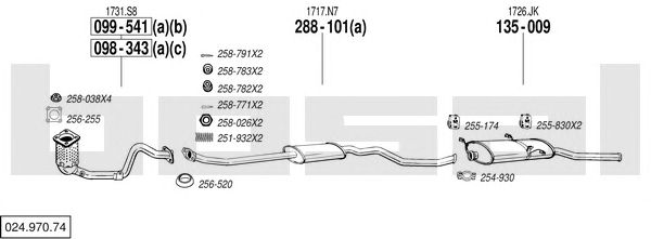 Exhaust System 024.970.74
