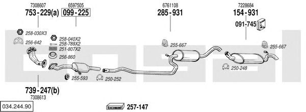 Exhaust System 034.244.90