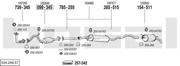 Exhaust System 034.249.57