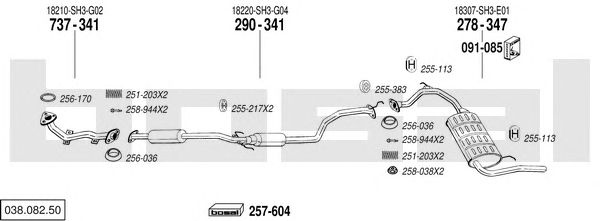 Exhaust System 038.082.50