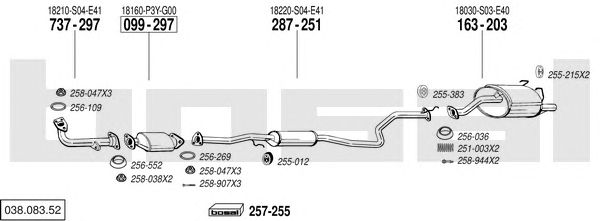 Exhaust System 038.083.52
