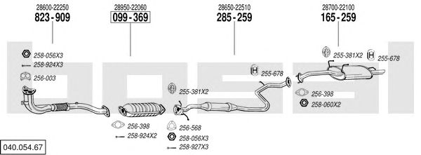 Exhaust System 040.054.67