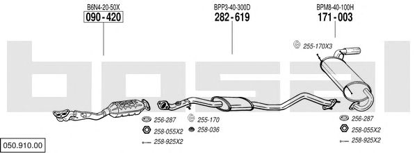 Exhaust System 050.910.00