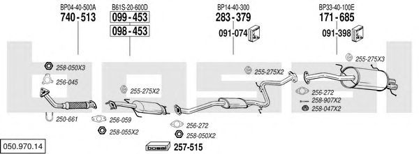 Exhaust System 050.970.14