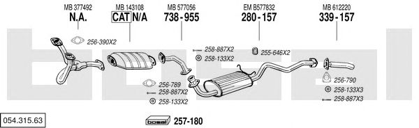 Exhaust System 054.315.63