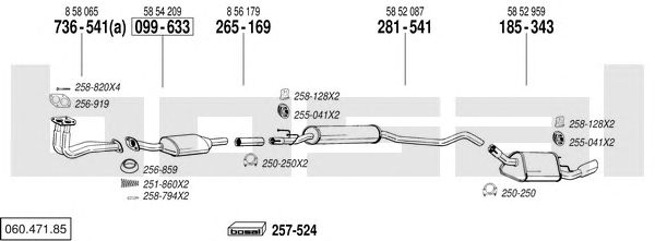 Exhaust System 060.471.85