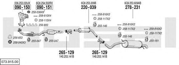 Exhaust System 073.915.00