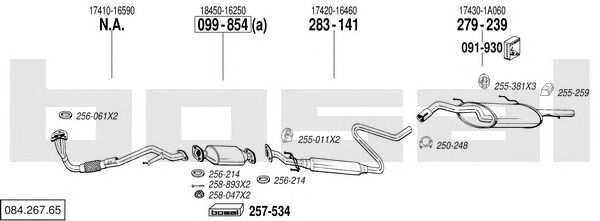 Exhaust System 084.267.65