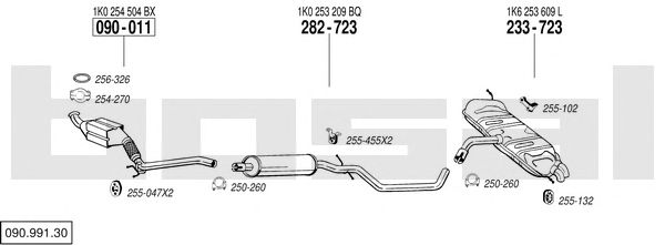 Exhaust System 090.991.30