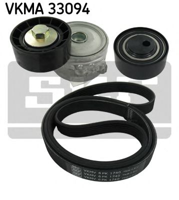 Поликлиновой ременный комплект VKMA 33094