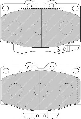 Brake Pad Set, disc brake FDB1504
