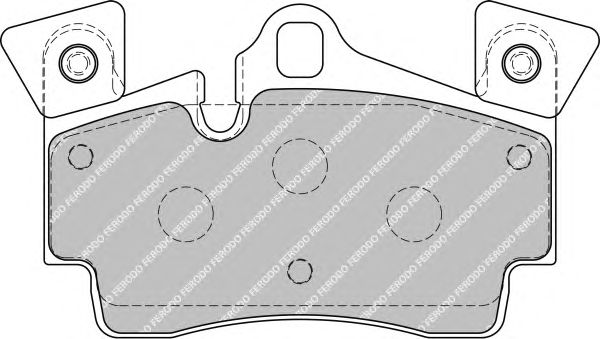 Brake Pad Set, disc brake FDB1835