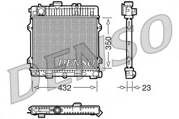Radiateur, refroidissement du moteur DRM05024