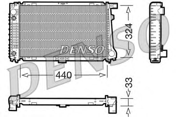 Radiateur, refroidissement du moteur DRM05033