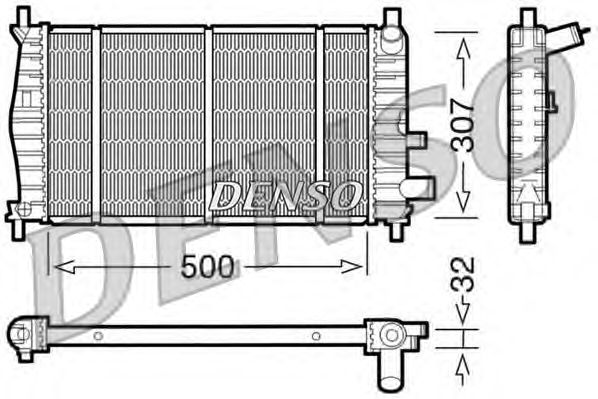 Motor su radyatörü DRM10042
