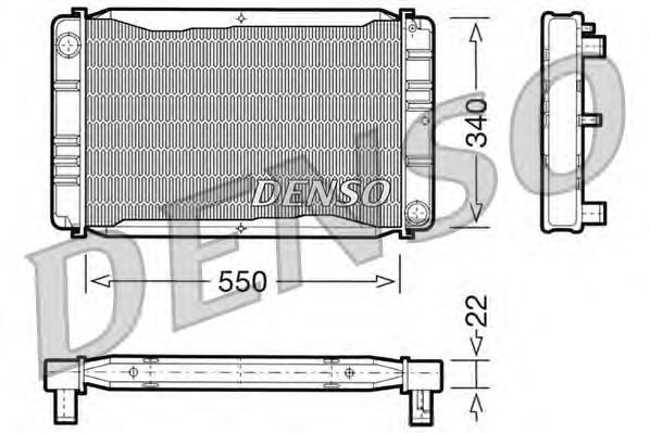 Radiateur, refroidissement du moteur DRM33012