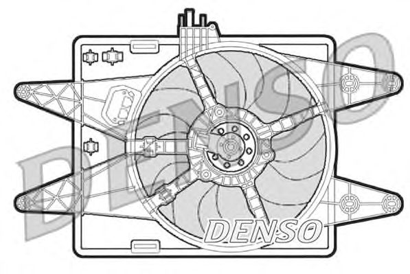 Ventilador, refrigeración del motor DER09022