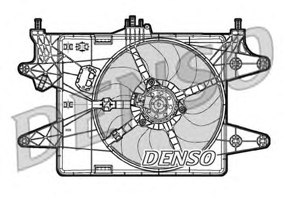 Вентилятор, охлаждение двигателя DER09081