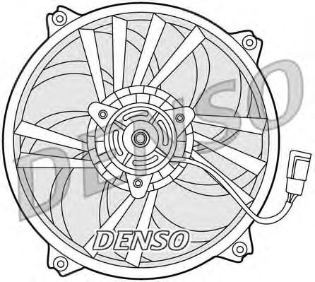Ventilator, motorkøling DER21015