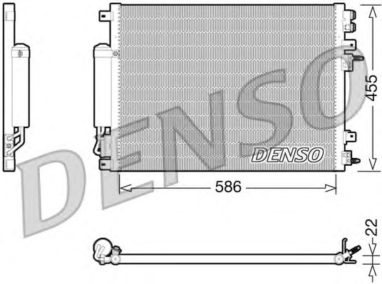 Condensador, ar condicionado DCN06001