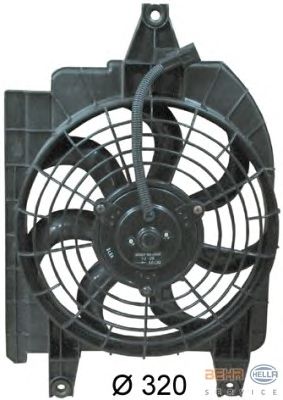 Ventilador, condensador do ar condicionado 8EW 351 034-691