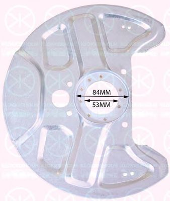 Splash Panel, brake disc 9040371