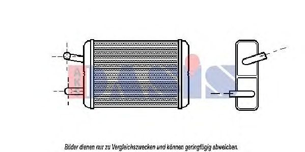 Permutador de calor, aquecimento do habitáculo 219040N