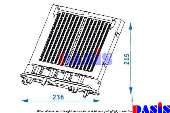 Heat Exchanger, interior heating 129003N