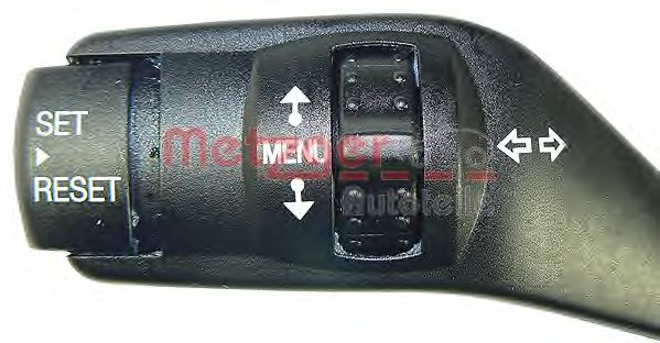 Мигающий указатель; Выключатель на колонке рулевого управления 0916174