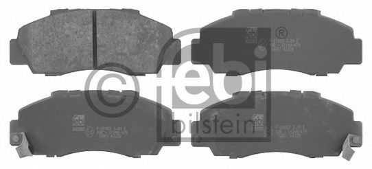 Комплект тормозных колодок, дисковый тормоз 16551