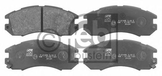 Комплект тормозных колодок, дисковый тормоз 16720