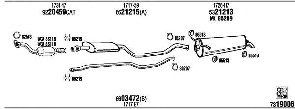 Exhaust System CI55015