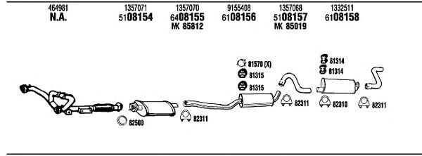Exhaust System VO40328