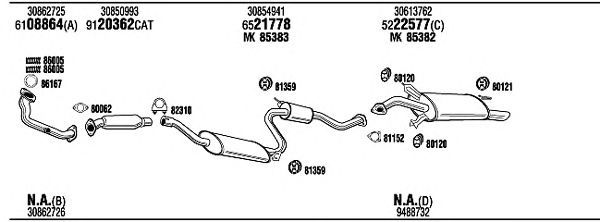 Exhaust System VOT05393A