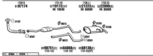 Exhaust System CI21014