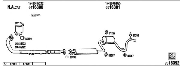 Exhaust System DH30004