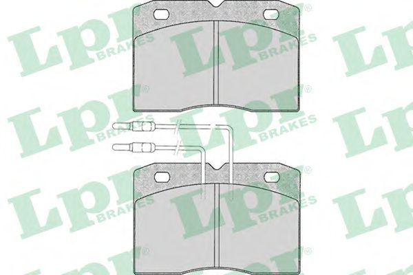 Комплект тормозных колодок, дисковый тормоз 05P015