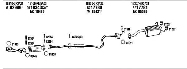 Exhaust System HO61077