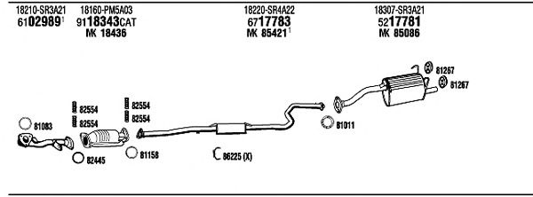 Exhaust System HO61078