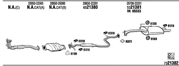 Exhaust System HY40101