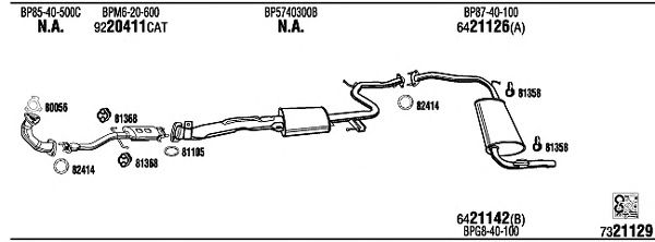 Exhaust System MA41202