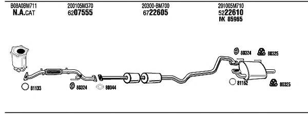 Exhaust System NI55032