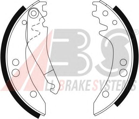 Brake Shoe Set 9117
