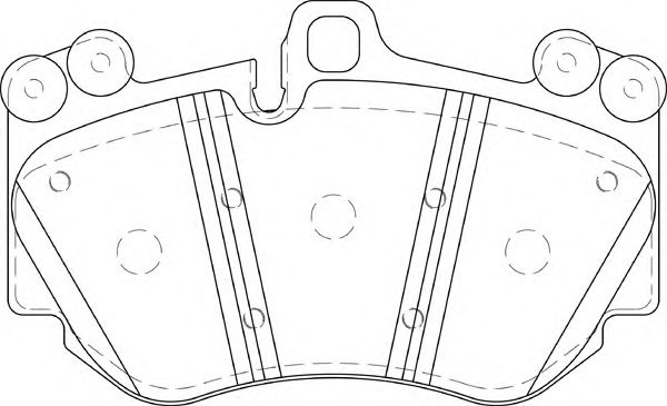 Brake Pad Set, disc brake FD7348A