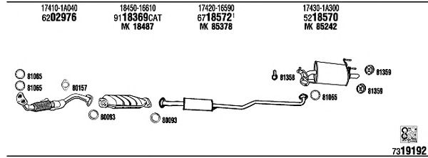Exhaust System TO51113