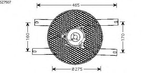 Fan, radiator SZ7507